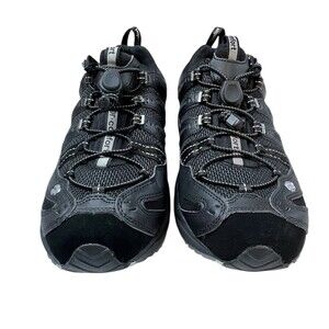 Dr Comfort Mens Orthopedic Shoes Size 10 W DRC Performance 7611 Black Mesh